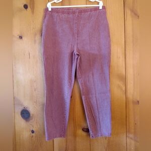 Just My Size Vintage Cropped Stretch Corduroy Pull-On Pants